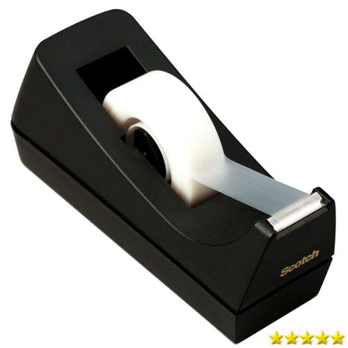 Scotch desk tape dispenser, 1in. core, black...free shipping new new for sale