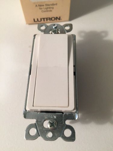 NEW LUTRON DV-1PS-WH Single Pole White 15A Paddle Switch