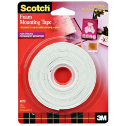 Scotch 4013 1/2-Inch by 150-Inch Mounting Tape