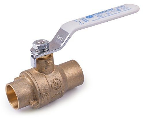 Everflow supplies 610c114-nl lead free full port sweat ball valve, 1-1/4-inch for sale
