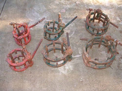 Hand lever welding alignment clamp beveling tool lot of 6 units youngstown ohio for sale
