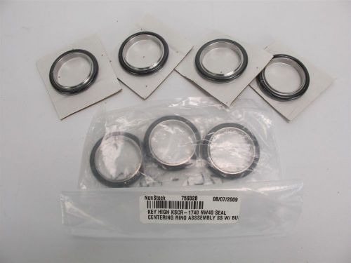 Lot of 7 - MDC Vacuum Products Key High KSCR-1740 NW40 Seal Centering Ring