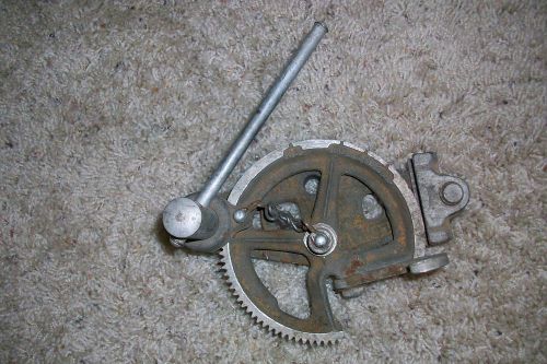Holsclaw Bros Evanville, Ind 5/8&#034; O.D Mod. 94 Gear Pipe Tube Bender Handy B4-10