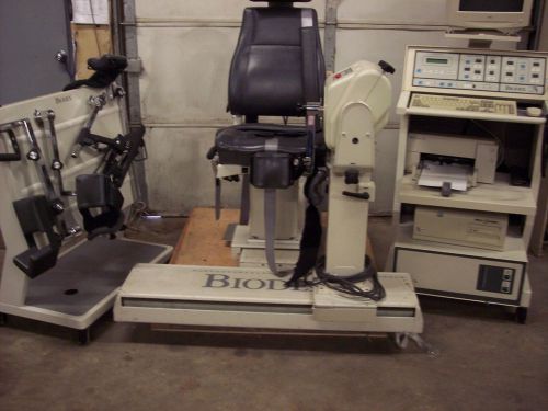 Biodex system 3 single chair dynamometer with accessories for sale