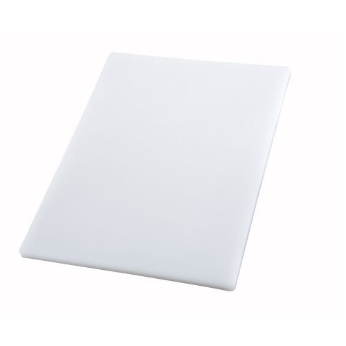 Winco cbh-1520, 15x20x0.75-inch thick white cutting board, nsf for sale