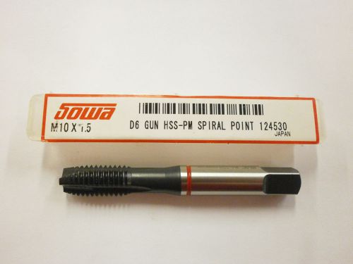 Sowa Tool M10 x 1.5 D6 Spiral Point Red Ring Tap CNC Style 48 HRC 124-530 ST22