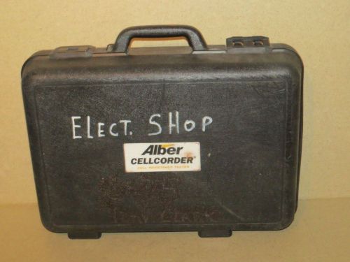 ALBER CELLCORDER CELL RESISTANCE TESTER MODEL NO 1000-055