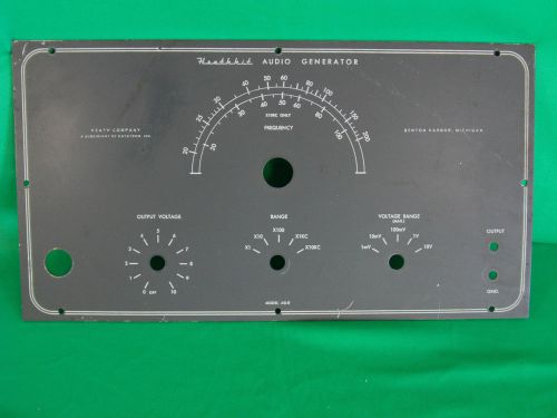 Heathkit AG-8 Front Panel only.