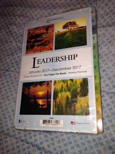 Franklin Covey 2017 Classic Leadership Week On 2 Pages Planner Inserts