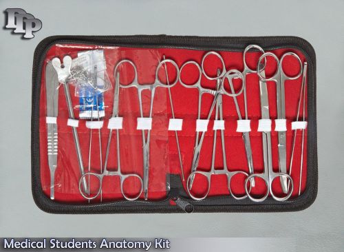 Medical students anatomy biology dissection kit with case for sale