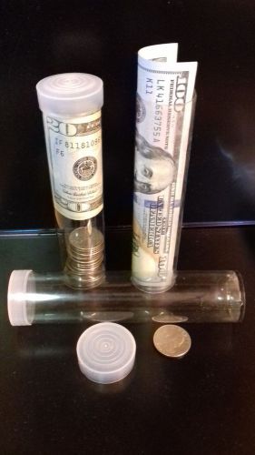 Clearance wholesale lot 10k + packaging visipak clear plastic tubes and caps for sale
