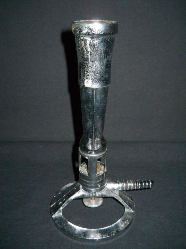 Fisher scientific lab gas bunsen burner, for 9mm to 11.5mm id hose for sale