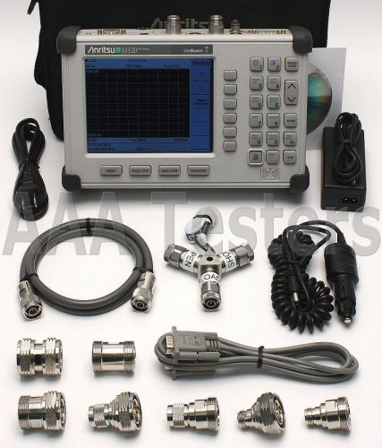 Anritsu sitemaster s332d cable / antenna &amp; spectrum analyzer w/ opt 3/6/10/21/29 for sale