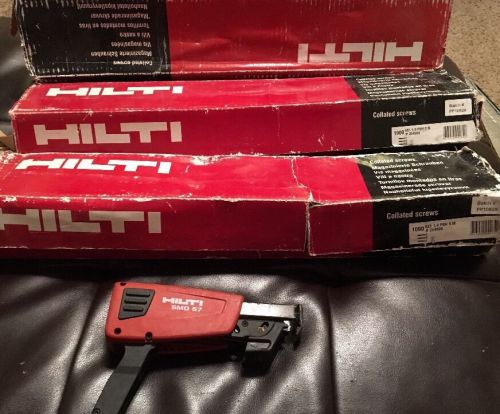 HILTI SMD 57 Collated Screw Magazine &amp; 3,000 Collated Screws #254806