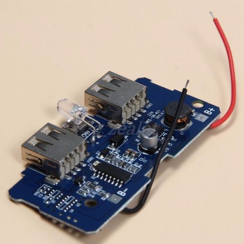 5v 2a power bank charger board charging circuit board step up module dual usb for sale