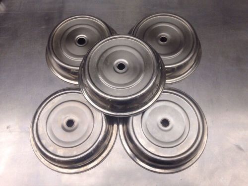 Stainless Steel Commercial Restaurant 9.5 Inch Plate Covers-Lot Of 5