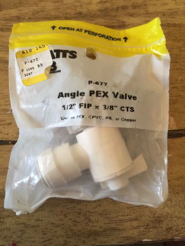 Watts P-677 Quick Connect Female Angle Valve  1/2-Inch FIP x 3/8-Inch CTS