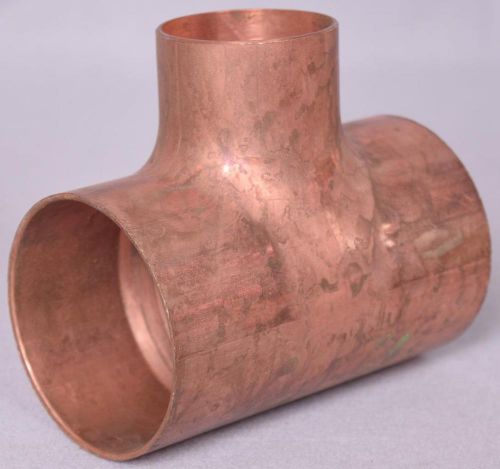 NEW Copper Tee Measures 3&#034; X 3&#034; X 2&#034;  FREE SHIPPING