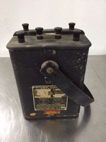 Vintage ge general electric instrument transformer potential geh-230 230/460 e-6 for sale