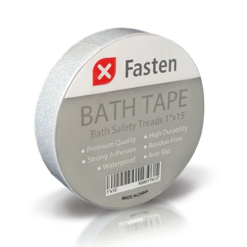 XFasten Anti Slip Tape Bathtub and Shower Treads 1-Inch by 15-Foot