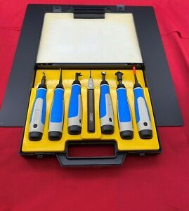 Noga SP7700 | 7 Pc. Complete Deburring Tool Set in Plastic Case