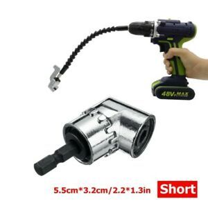 Right angle Drill flexible shaft Screwdriver Adapter Connecting Practical