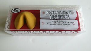 NEW Fortune Cookie Notes - Eraser and Sticky Notes Gift Set (200 Sheets) by Fred