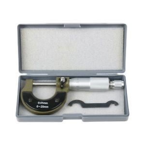 0.01mm Outside External Micrometer Gauge Caliper Hand Measuring Tool 0-25mm