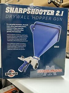 Marshalltown SharpShooter 2.1 Drywall Sprayer Gun with Hopper - Blue (SS21)