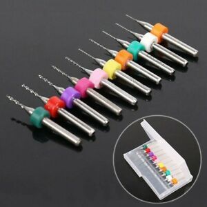 CNC Drill Bits Carbide Circuit Board Kit Metal Cutting Print Set Spiral Tungsten