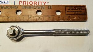 Two Unbranded 3/8&#034; Drive Ratchets One Straight &amp; One Stubby Swivel In Used Cond.