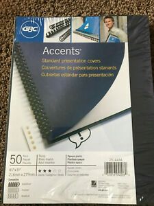 GBC Presentation Covers CombBind Proclick WireBind 50 Navy Blue 81/2 x 11 new