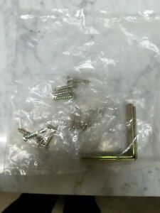 Set of Twelve (12) 1 inch One Way Screw and two 2 inch L bracket