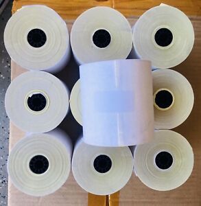 10 rolls of 3&#034; x 100&#039; 2-PLY CARBONLESS POS RECEIPT PAPER