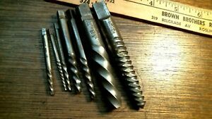 GREENFIELD ET AL 7 DIFF. SCREW EXTRACTORS USED FREE PRIORITY