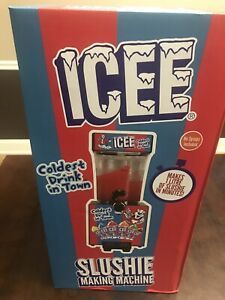 NEW GENUINE ISCREAM ICEE SLUSHIE MAKING MACHINE COUNTER TOP TABLE PARTY HOME USE