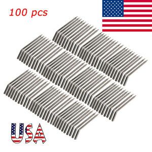 100US STOCK Dental Air Water Syringe Nozzles Tips Tube Metal Alloy autoclave sc