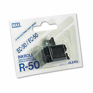 Max R50 Replacement Ink Roller, Black R50 R-50  - 1 Each