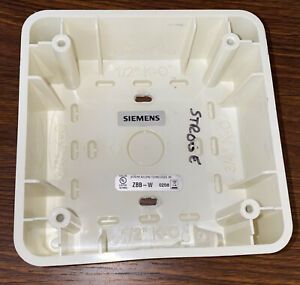 Siemens 500-636194 ZB-W Fire Alarm Subassembly Back Box (White) ZBB-W