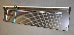 New 24&#034; Hard Steel Manual Rotary Paper Trimmer Cutter,Photo,Poster,Banner,Copper
