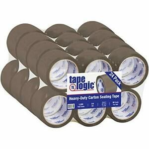 BOX USA BT905350T Tape Logic Acrylic Tape 3.5 mil 3&#034; x 55 yd Tan Pack of 24
