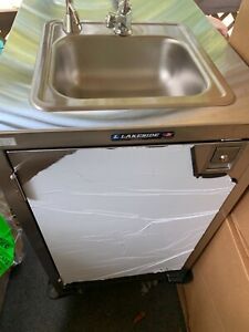 Lakeside 9620 Stainless Steel Mobile Hand Washing Station NEW