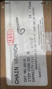 REED WA18 Chain Wrench - 1/4”-2 1/2”