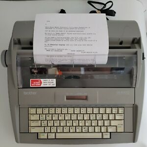 Brother SX-4000 Electronic Typewriter New Ribbon Tested and Working