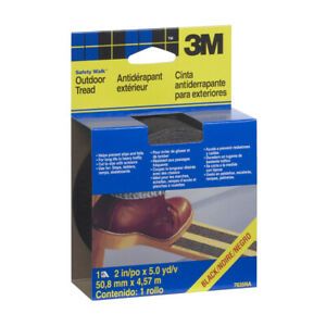 3M Safety-Walk Slip Resistant Tread, Black, 2-Inch by 180-Inch Roll, 7635NA