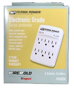 Legrand PR609N 6 Outlet Surge Protector Grainger# 1TCW9