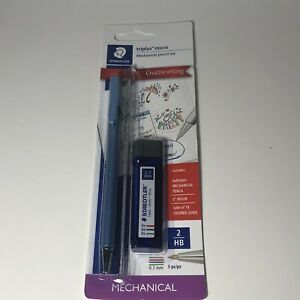 Staedtler Triplus Micro Mechanical Pencil Set Plus Ruler-18 Colored Leads-New!!!