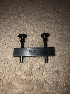 MACHINIST TOOL LATHE MILL Starrett # 299 Rule Clamp and Starrett Rule Ruler