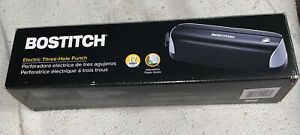 Bostitch 12-Sheet Electric Three-Hole Punch Black EHP3BLK