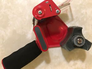 Scotch 3M Tape Gun Dispenser Red Metal Office Shipping Packing Carton Sealing